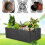 Rectangular plant bag - Brand - Model - Black - Non-woven fabric - 50x30x20cm 2