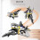V17 Remote Control Airplane – Ready to Fly – Gravity Sensor – 4 Motors – Blue – Ages 8+ 2