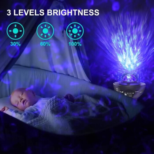 LED Projector – MEGAWISE – Starry Sky – Bluetooth – Remote Control – 10 Lighting Modes 2