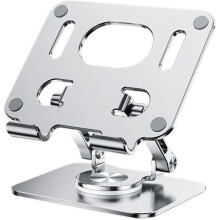 Multi-angle Tablet Stand, 360 Rotatable, Foldable Aluminum Tablet Holder, Compatible with 4.7-12 Inch Tablets