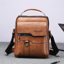 Vintage leather messenger bags for men, small shoulder bags, business clutches, handbags for sports and travel