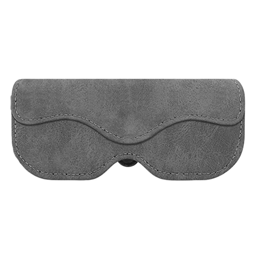 (Grey) Universal Car Sun Visor Glasses Case Holder Clip Eye Sunglasses Organizer Box Grey 6963793965670