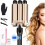VINSIC Curling Iron – 3 Ceramic Heads – Fast Heat-Up – 14 Adjustable Temperatures 1