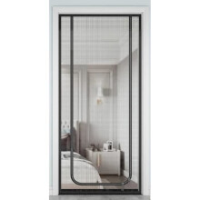 Mosquito net door with zipper - insect screen - 95 x 220 cm