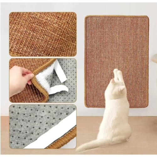 Scratching mat - Natural - 60x40 cm - Non-slip - Environmentally friendly - For cats 2