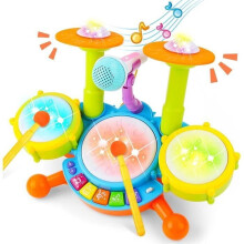 Percussion set – Baby – Drum – Sound effects – Light up – For children from 3 years