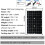 6000W 12V to 220V solar panel system with 30A charge controller and custom inverter, product kit 4