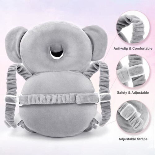 Baby head protection for 4-24 months, soft head protection cushion, adjustable backpack 2