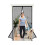Magnetic screen for balcony/patio doors, 70 x 210 cm, no drilling required, black 1