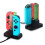 4-in-1 charger compatible with Nintendo Switch Joy-Con controllers, charging station with LED indicator, compatible with Nintendo... 3