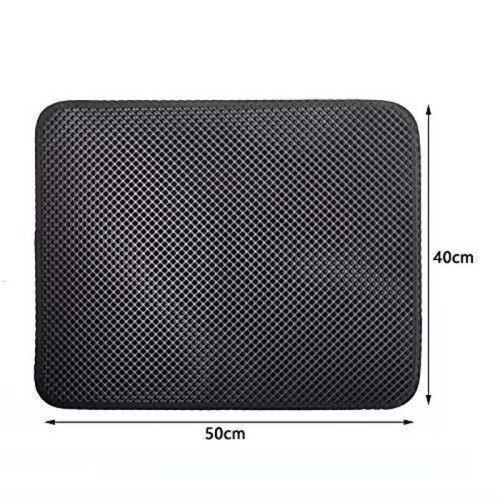Cat litter mat, foldable, double-layered, honeycomb structure, waterproof, floor protection and mat 1