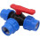 PE 32MM 3 Way Ball Valve, T Type Pipe Quick Connect Pipe Valve Splitte Connect Valve 3