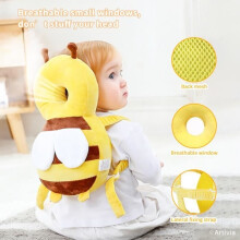 Baby Head Protection Pad Safety Injury Prevention Cartoon Breathable Anti-fall