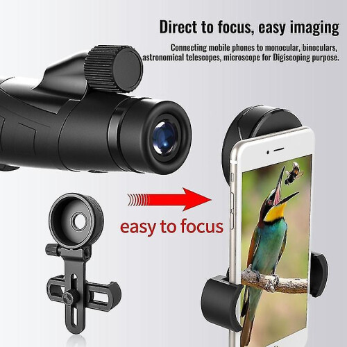 Universal Cell Phone Adapter Bracket Clip Mount Soft Rubber Material for Binocular Monocular Spotting Scope 1