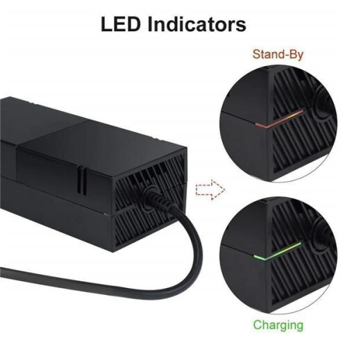 KENSON AC Power Cord Replacement Kit, AC Adapter Power Supply, Charger for Xbox One Console, Automatic Voltage 1