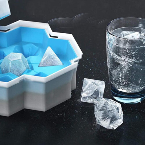 Dice-sd Ice Dice Silic Mold Durable Reusable Safe Mould with 7 Ice Dice Rat Kit A 2