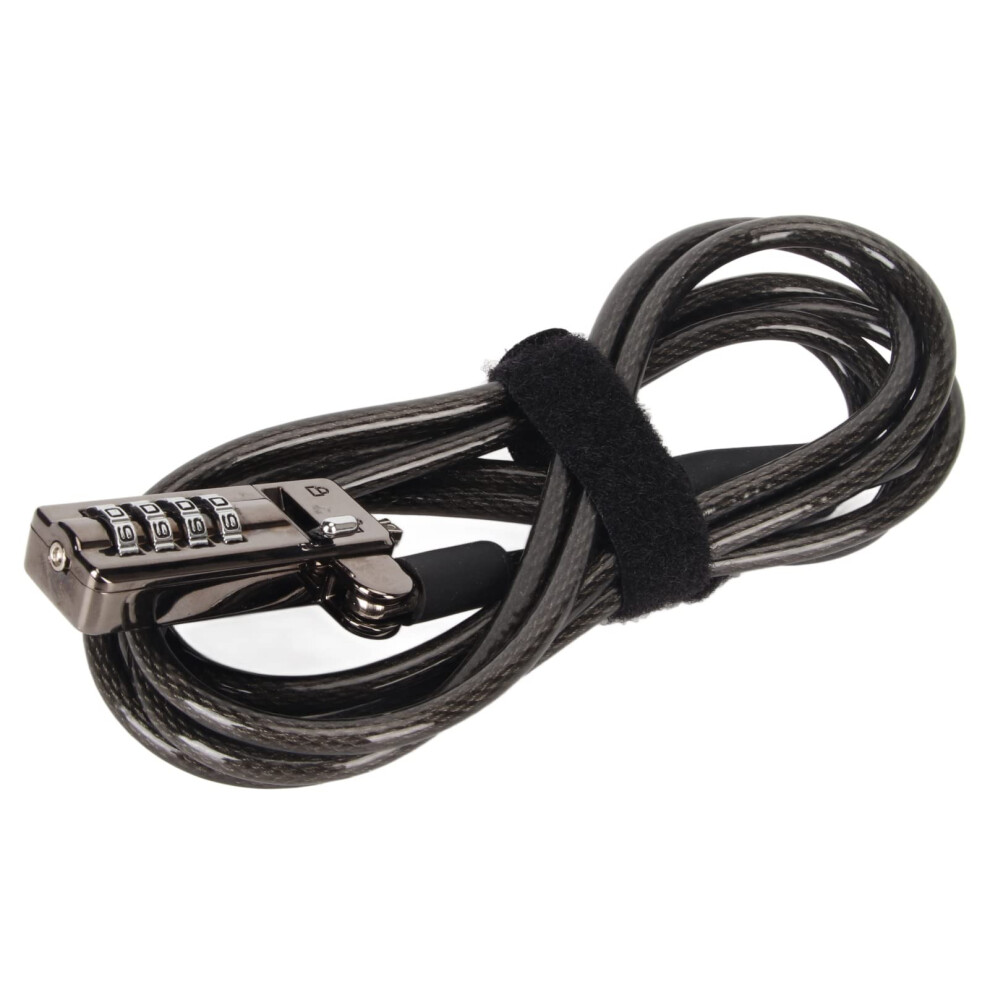 Laptop Lock, Computer Security Cable With 4 Digit Encryption With Lock, Adjustable Length Compatible With Laptop 940534612570