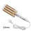 Professional ceramic curling iron with three barrels, electric hair styling tool 3