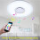 Modern LED chandelier TEMPSA 172SMD - 24 W - Bluetooth - 40 cm 1