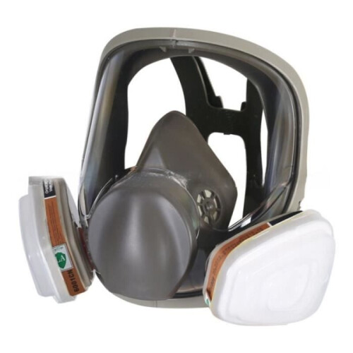 Silicone Full Face Mask - 16-in-1 Set with Filter, Ammonia Prevention 1