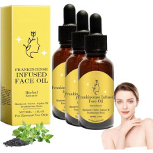 Frankincense resin enriched facial oil, frankincense skin oil, frankincense essential oil, castor oil and jojoba seed oil