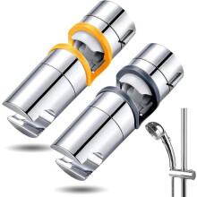 Universal shower head holder, shower head holder, 2 shower head holders for 18-25 mm shower rod, 360 degrees