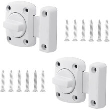 Anti-theft locks with screws, rotary locks, for bathroom, bedroom, toilet, door
