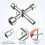 4-way triangle wrench, 5 sizes, inner diameter 5mm/8mm/9mm/10mm/13mm, universal socket wrench 3