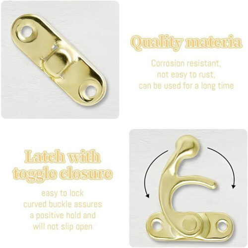 antique vintage screw clasps for decorative jewelry boxes 2