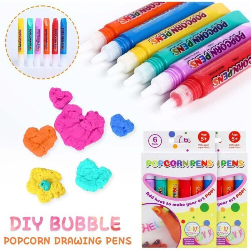Magic inflatable pens, magic popcorn pens, magic bubble pens with color print, inflatable decorations, graffiti 1