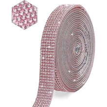 Crystal rhinestone ribbon, self-adhesive rhinestone ribbon, self-adhesive rhinestone, decorative rhinestone ribbon, self-adhesive decorative sticker