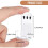 Record wall holder, 6-piece record wall holder, screwless record wall holder, record holder 2