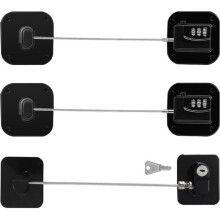 3-pack refrigerator locks with code, child-proof refrigerator lock, self-adhesive combination lock for refrigerator, security door lock