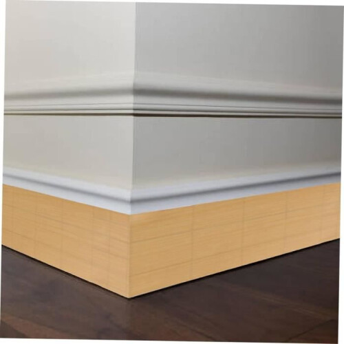 Flexible self-adhesive skirting board, 3 cm x 5 m, wall decoration 2