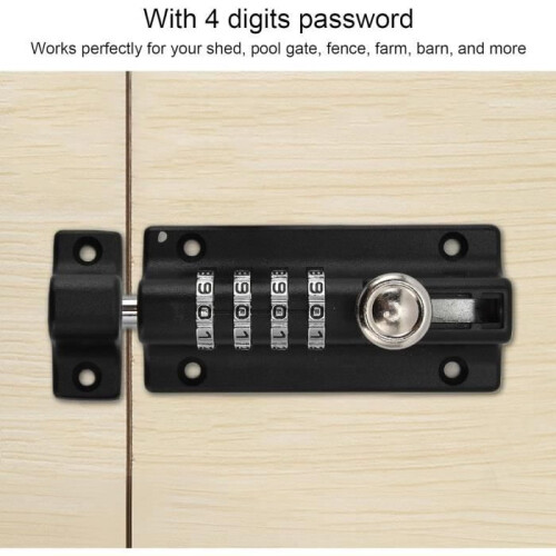 Combination lock, code door lock, keyless lock made of zinc alloy 1