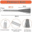 2-pack stainless steel pan brushes, wok brushes, wok cleaning brushes, pan brushes, pot brushes 2