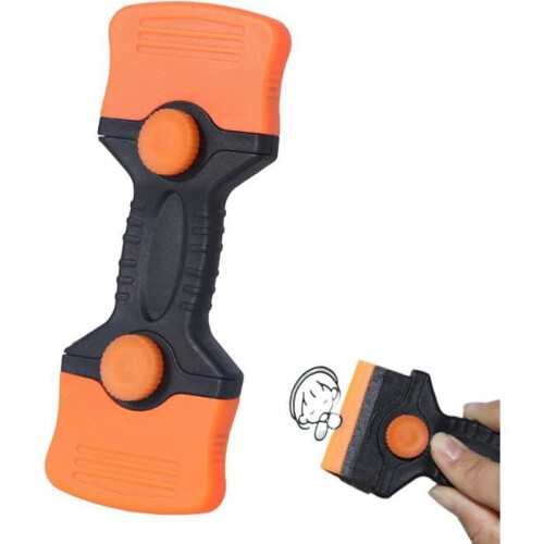 Cleaning scraper, glass scraper, double-sided cleaning scraper, multi-functional cleaning scraper, nail polish remover