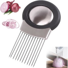 Onion holder, onion cutter, onion cutter holder, onion cutter assistant holder, onion cutter made of stainless steel