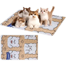 2-Pack Washable Puppy Beds, Small Dog Beds, Reusable Training Mat, Non-Slip Puppy Bed, 60 x 45 cm