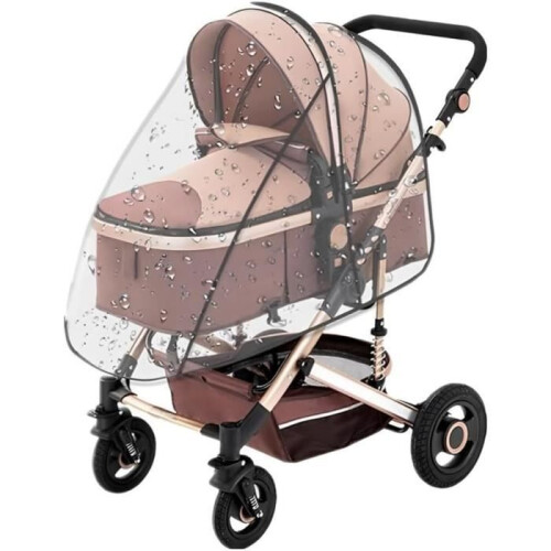 Universal rain cover for strollers Comfortable access window Good air circulation Non-toxic