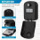 New generation outdoor key safe with 4 codes, waterproof, practical wall mounting, VHV 2