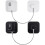 freezer locks with code setting tool, lockable refrigerator, child lock, black and white 1