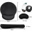 VHV Black, non-slip, ergonomic wrist rest set for keyboard and mouse 2