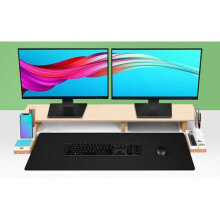 VHV Desk pad, PU leather, non-slip, 60 x 35 cm, black