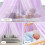 Hanging dome mosquito net for double or single beds, height 27 m, VHV 2