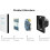 Touch dimmer switch with glass remote control, smart switch for dimming LEDs VHV 3