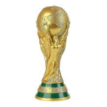 Qatar 2022 World Cup Trophy Replica, 82 Pieces – Collector's Edition of Football's Biggest Prize, 21cm Size, VHV