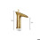 Retro washbasin tap, solid brass, single-hole cold water mixer for kitchen, bathroom and VHV 3