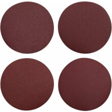 Pack of 8 self-adhesive round sanding discs without holes, 150 mm, P80P120P180P320, for VHV sanders