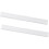 White rubber shower squeegee, 25cm, 2-pack, replacement for VHV shower squeegee 1